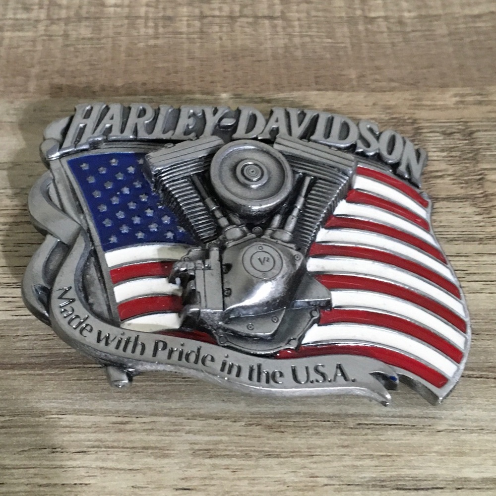 Vtg 1991 Harley-Davidson Belt Buckle